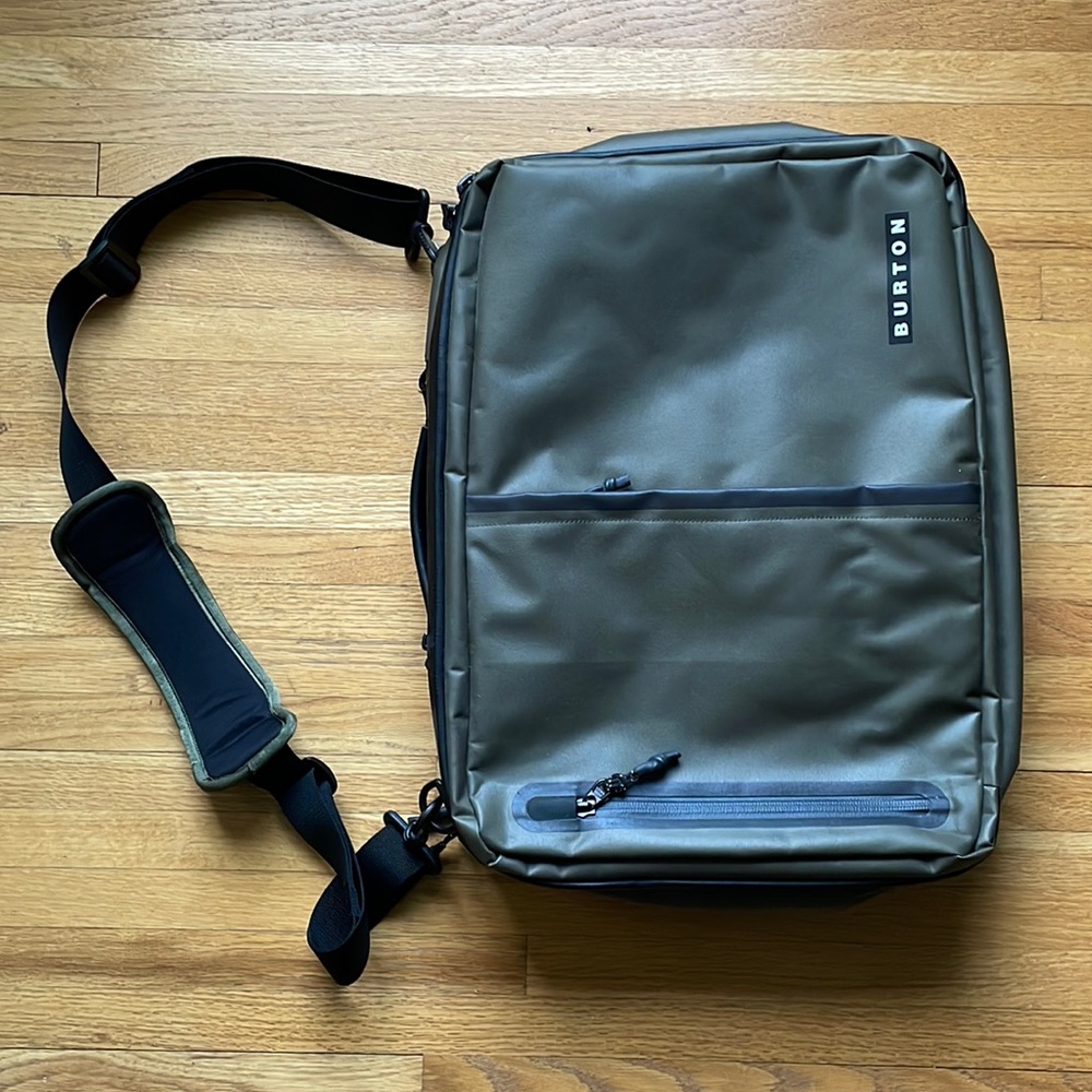 Burton cross-body bag. 18in x 14in. In great condition-almost like new!